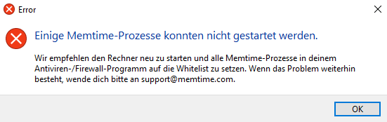 Group Policy Error message DE